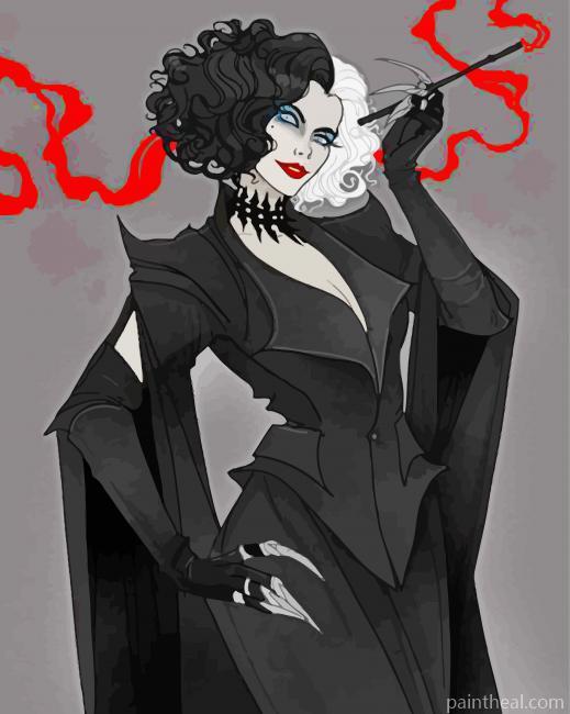 Cruella Smoking Painting By Numbers Kits