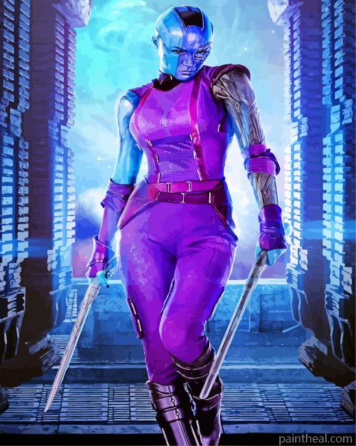 Nebula Marvel Painting By Numbers Kits