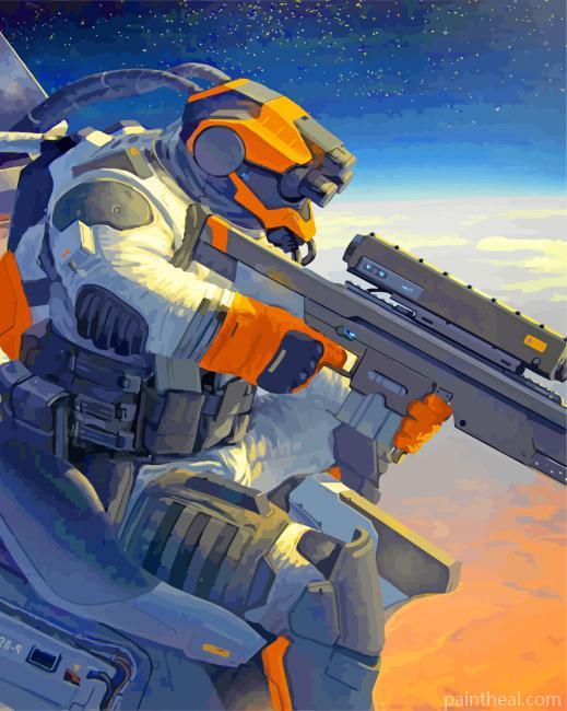 Aesthetic Sniper Painting By Numbers Kits