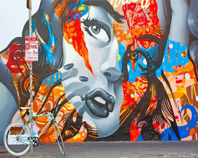 Street Graffiti Painting By Numbers Kits