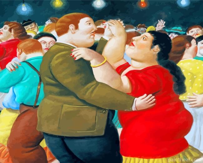 Fat Dancers Painting By Numbers Kits