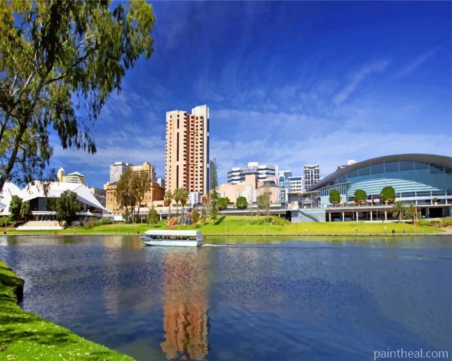Adelaide Waterfront Painting By Numbers Kits