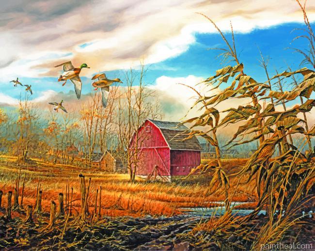 Homestead Terry Redlin Painting By Numbers Kits