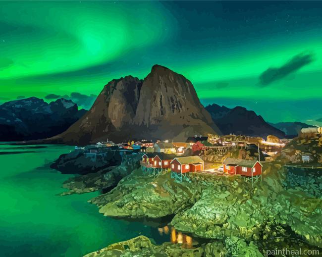 Lofoten Norsk Painting By Numbers Kits