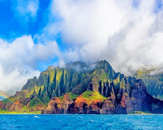 Na Pali Coast State Wilderness Park Painting By Numbers Kits
