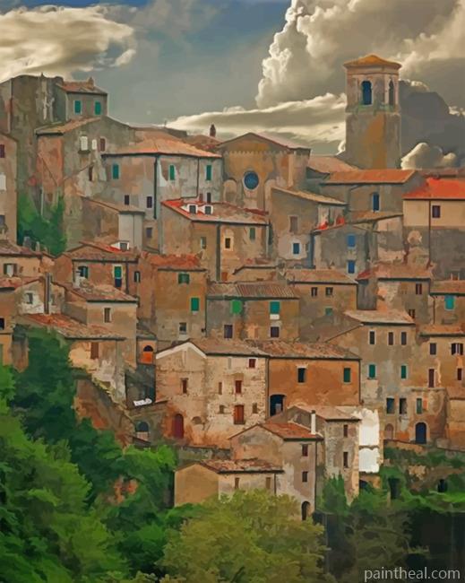 Vintage Italy Painting By Numbers Kits