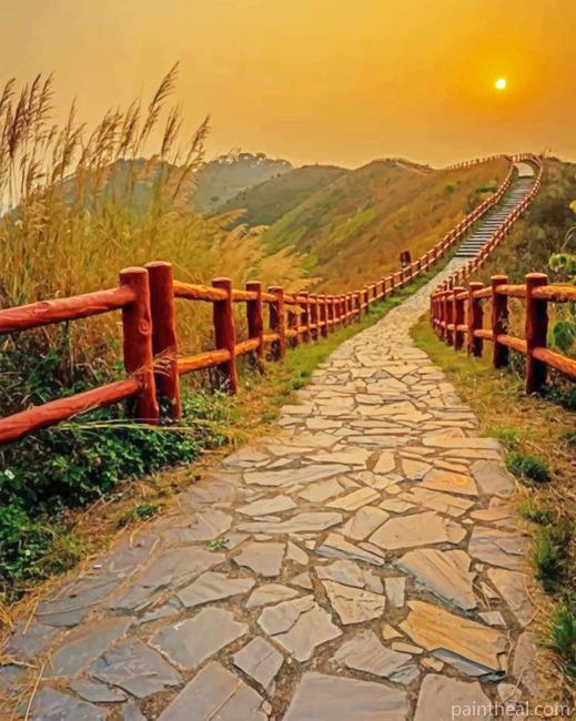 Peru Landscape Painting By Numbers Kits
