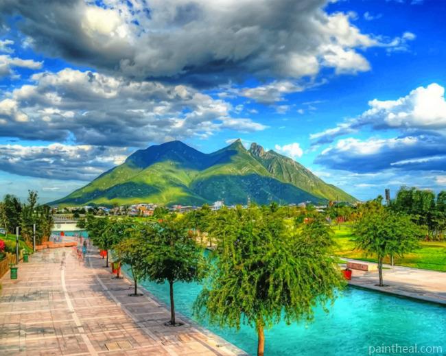 Monterrey Mexico Painting By Numbers Kits