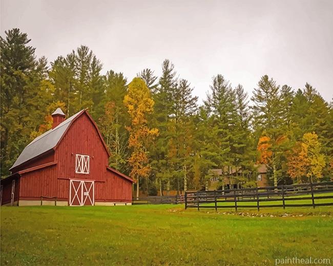 Farm Scenery Painting By Numbers Kits