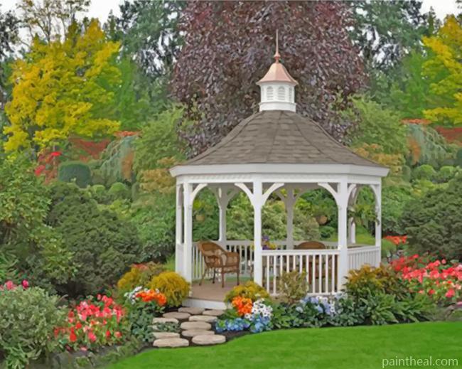 Summerhouse Painting By Numbers Kits