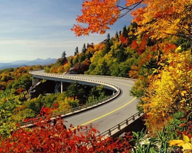 Blue Ridge Parkway Painting By Numbers Kits