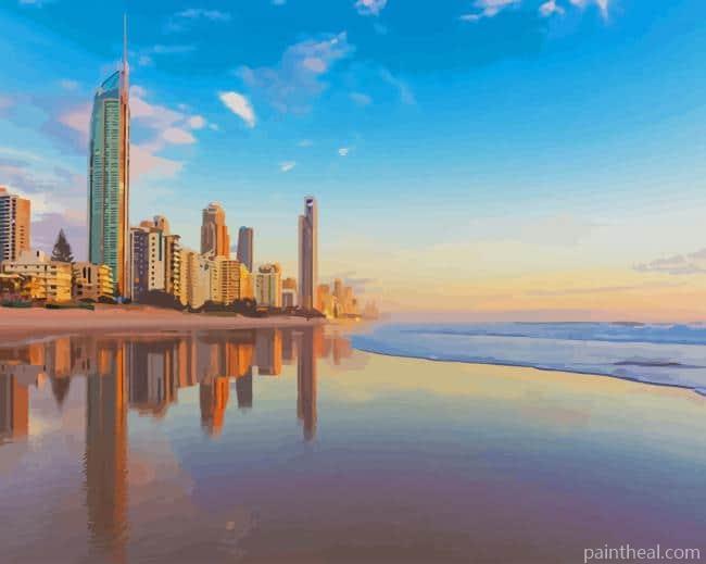 Gold Coast Australia Painting By Numbers Kits
