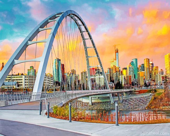 Edmonton Canada Painting By Numbers Kits