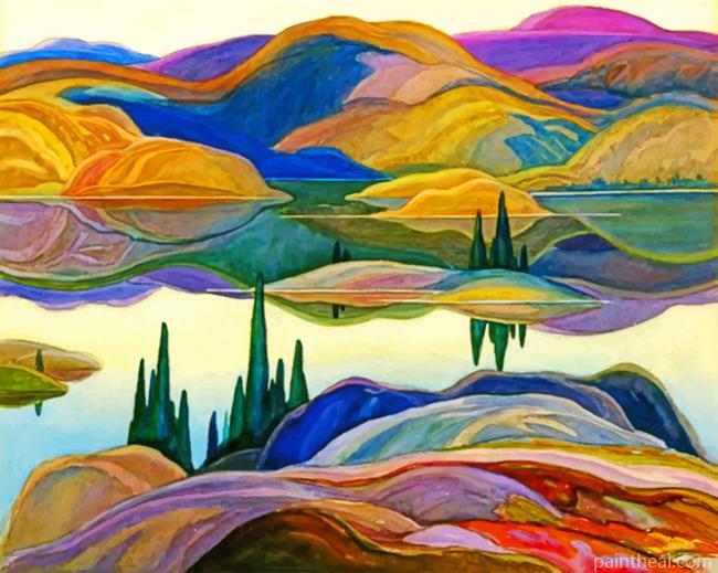 Aesthetic Landscape Painting By Numbers Kits
