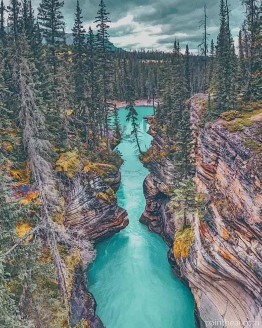 Jasper National Park Painting By Numbers Kits