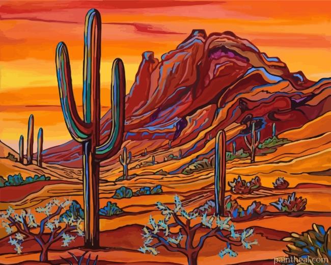 Desert Art Painting By Numbers Kits