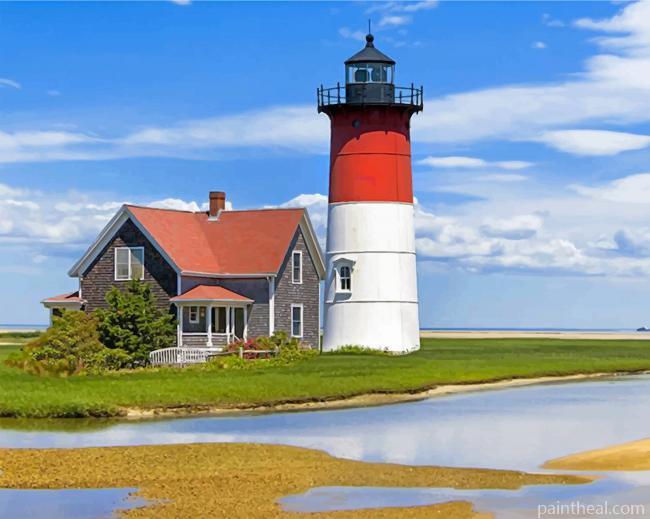 Aesthetic Cape Cod Painting By Numbers Kits