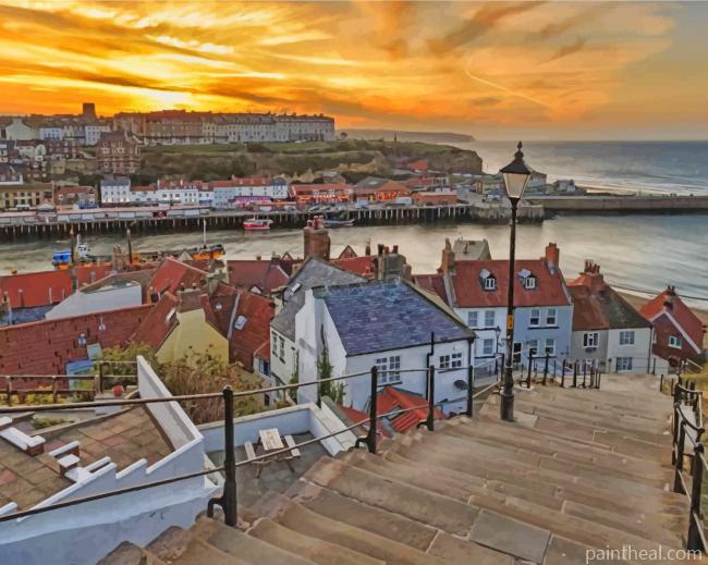 Whitby Abbey Painting By Numbers Kits