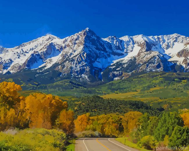 Rocky Mountains in North America Painting By Numbers Kits