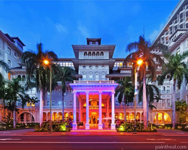 Honolulu Building Painting By Numbers Kits