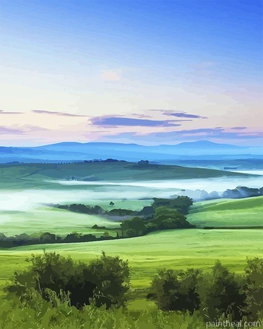 Nature Scenery Painting By Numbers Kits