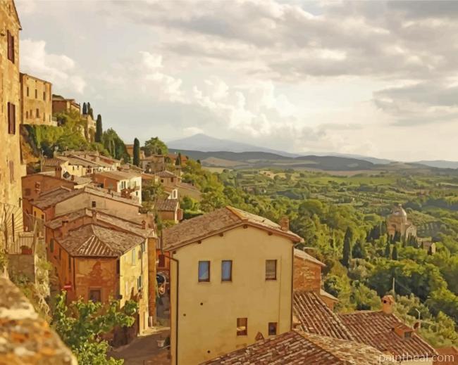 Italian Countryside Painting By Numbers Kits