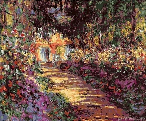 Garden Path At Giverny Claude Monet Painting By Numbers Kits