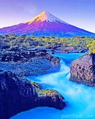 Petrohue Waterfalls Painting By Numbers Kits