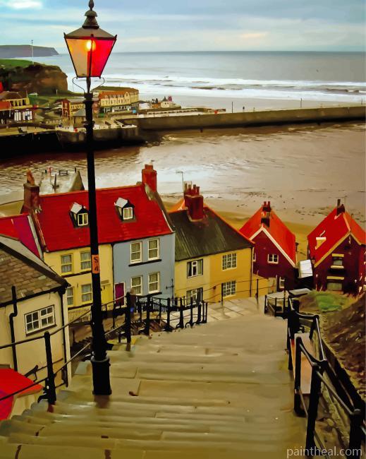 Withby Abbey Painting By Numbers Kits