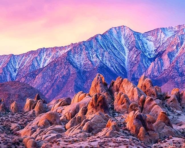 Alabama Hills California Painting By Numbers Kits