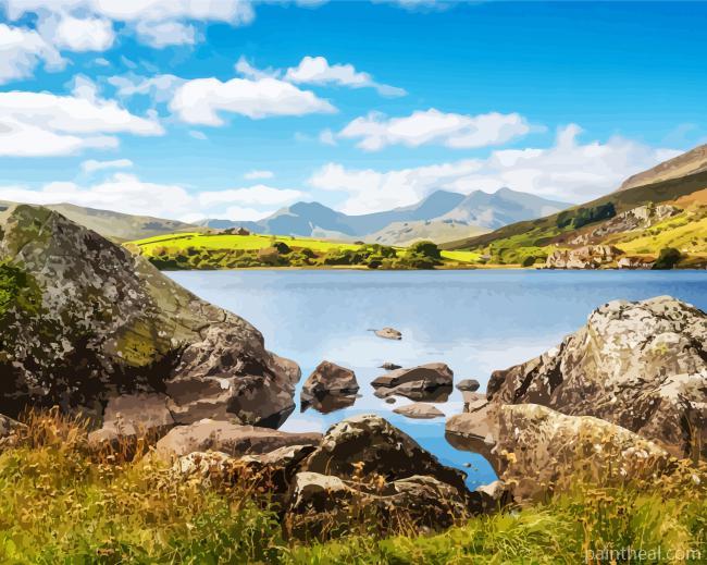 Snowdonia National Park Ffestiniog Painting By Numbers Kits