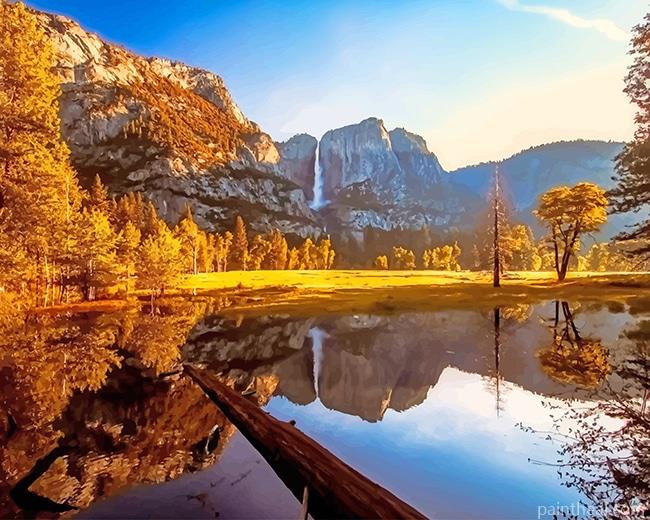 Yosemite Valley View California Painting By Numbers Kits