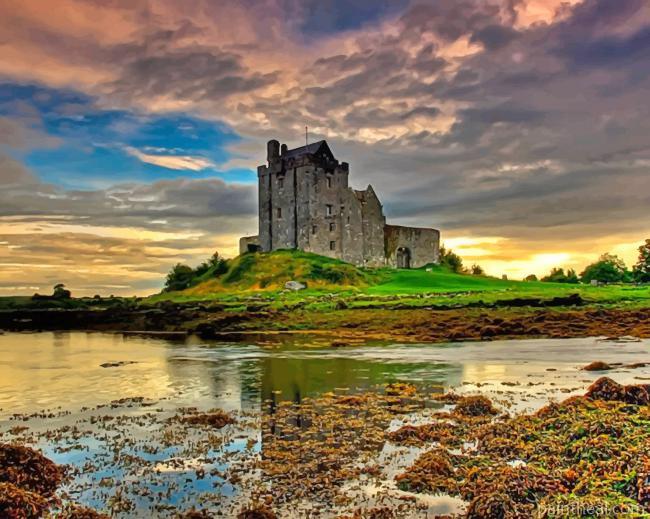 Dunguaire Castle Ireland Painting By Numbers Kits