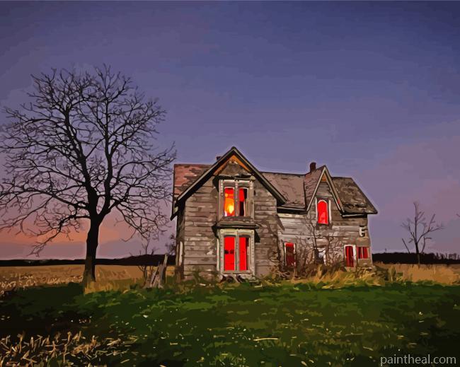 Old Farm House Painting By Numbers Kits