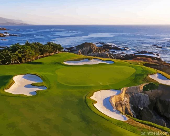 Aesthetic Cypress Point Painting By Numbers Kits