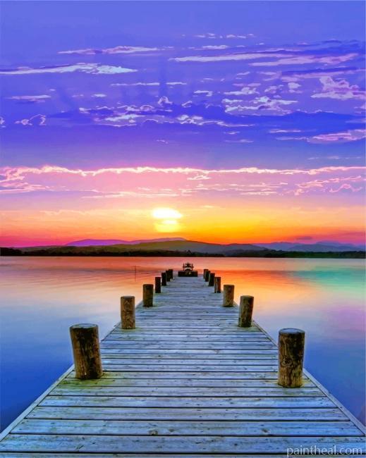 Sunset Time Painting By Numbers Kits