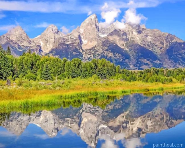 Jackson Hole Painting By Numbers Kits
