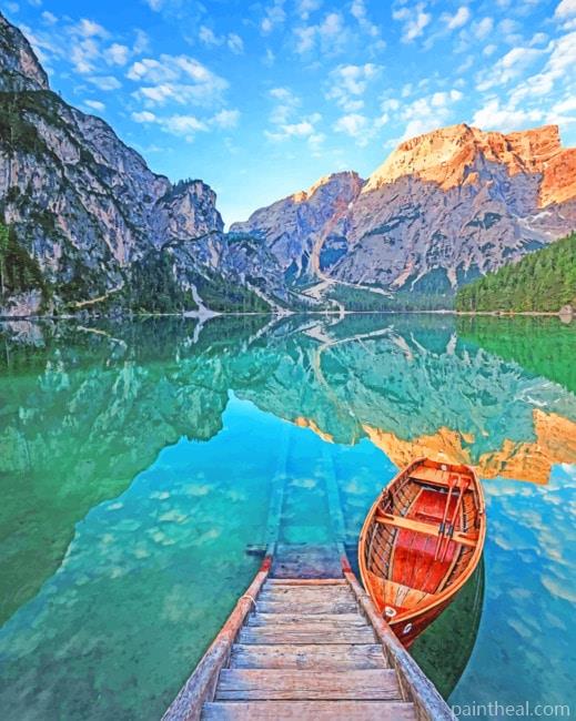 Pragser Wildsee Painting By Numbers Kits