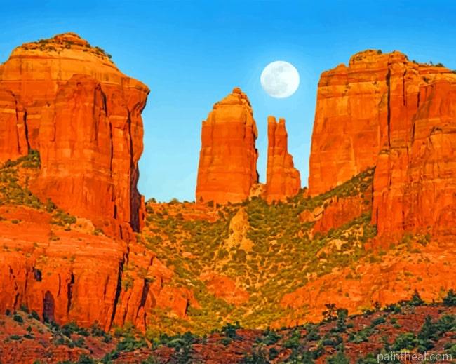 Red Rocks Sedona Painting By Numbers Kits