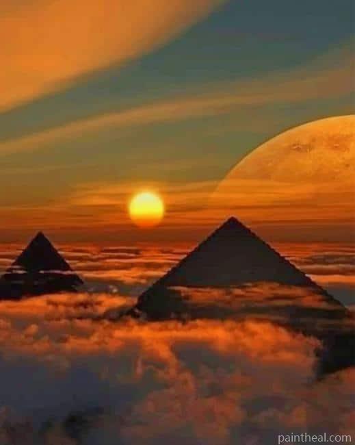 Pyramids Egypt Painting By Numbers Kits
