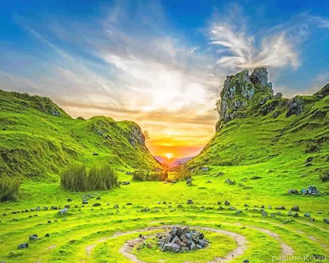 Natural Landscape Painting By Numbers Kits