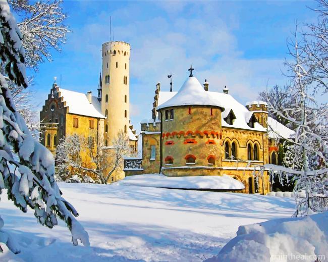 Lichtenstein Castle Painting By Numbers Kits