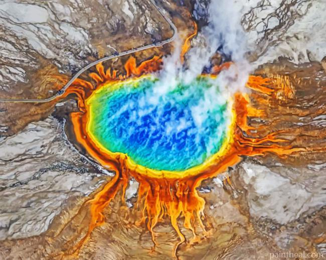 Yellowstone National Park Painting By Numbers Kits