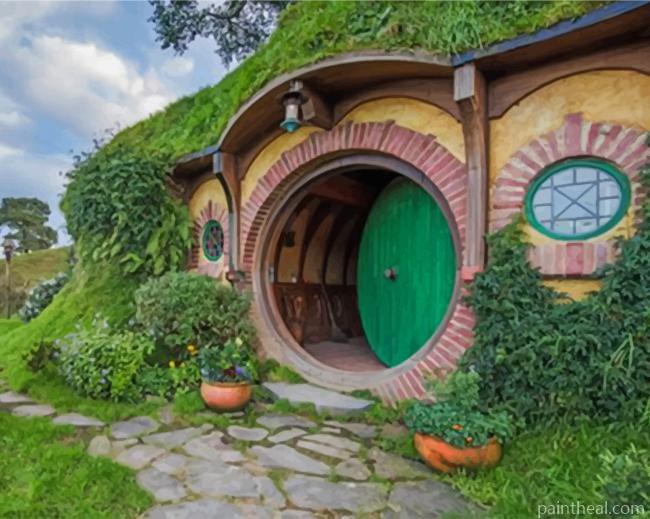 Hobbit Hole Painting By Numbers Kits