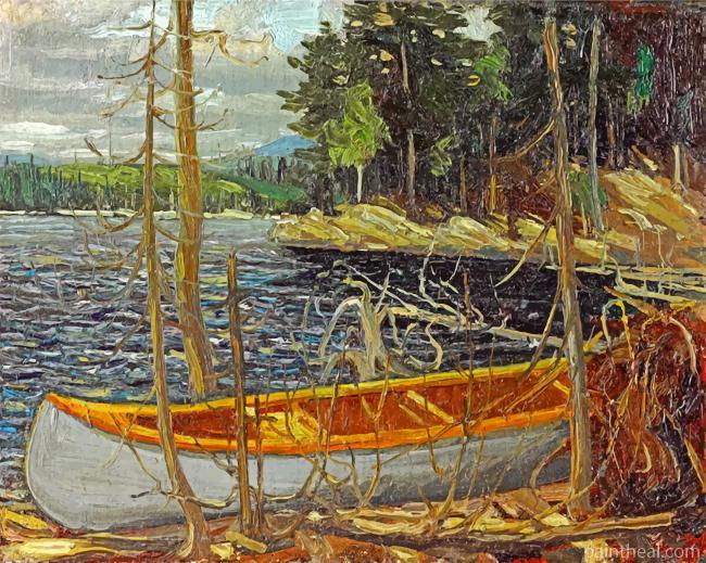 Vintage Boat Painting By Numbers Kits