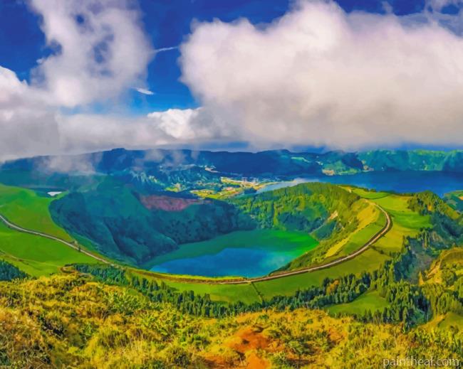 Azores Paradise Painting By Numbers Kits