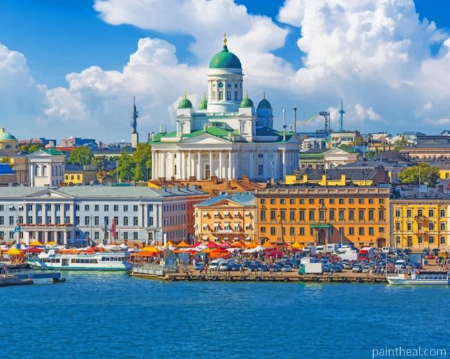 Helsinki Finland Painting By Numbers Kits