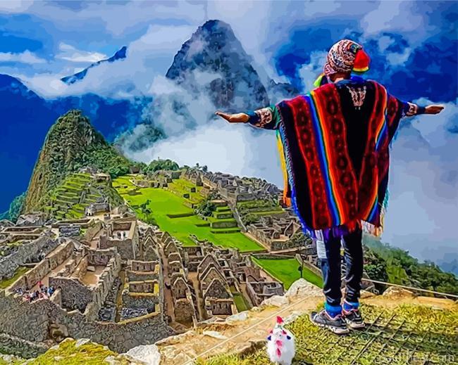 Machu Picchu Peru Painting By Numbers Kits