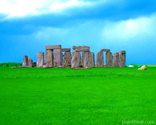 Stonehenge England Painting By Numbers Kits