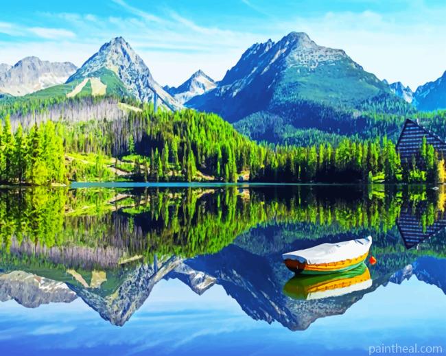 Slovenia Landscape Painting By Numbers Kits